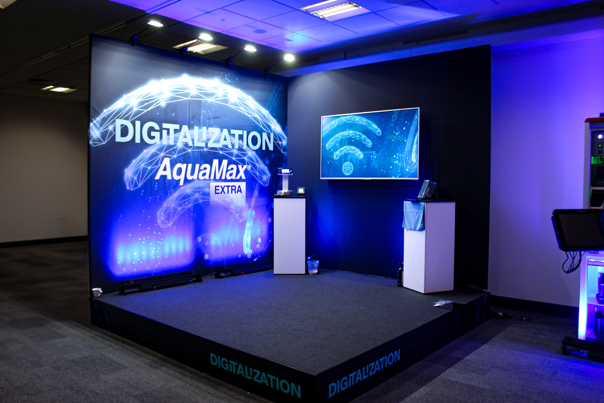 AquaMax Extra Digitalization stand